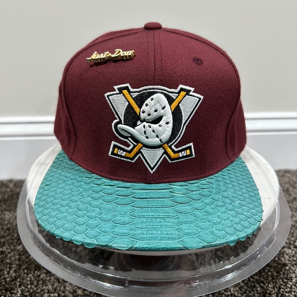 Just Don x Mitchell & Ness NHL Anaheim Mighty Ducks Hat